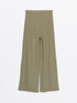 LC Waikiki Women's Wide Leg Straight With Elastic Waist Sweatpants